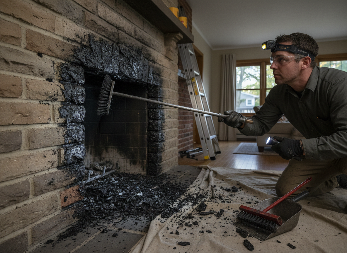 How to Check for Creosote Buildup in Your Chimney