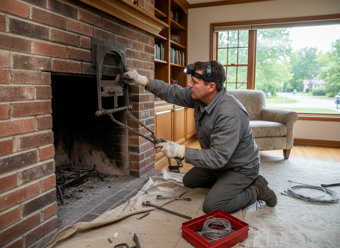 Chimney Damper Repair in Upper Arlington, OH
