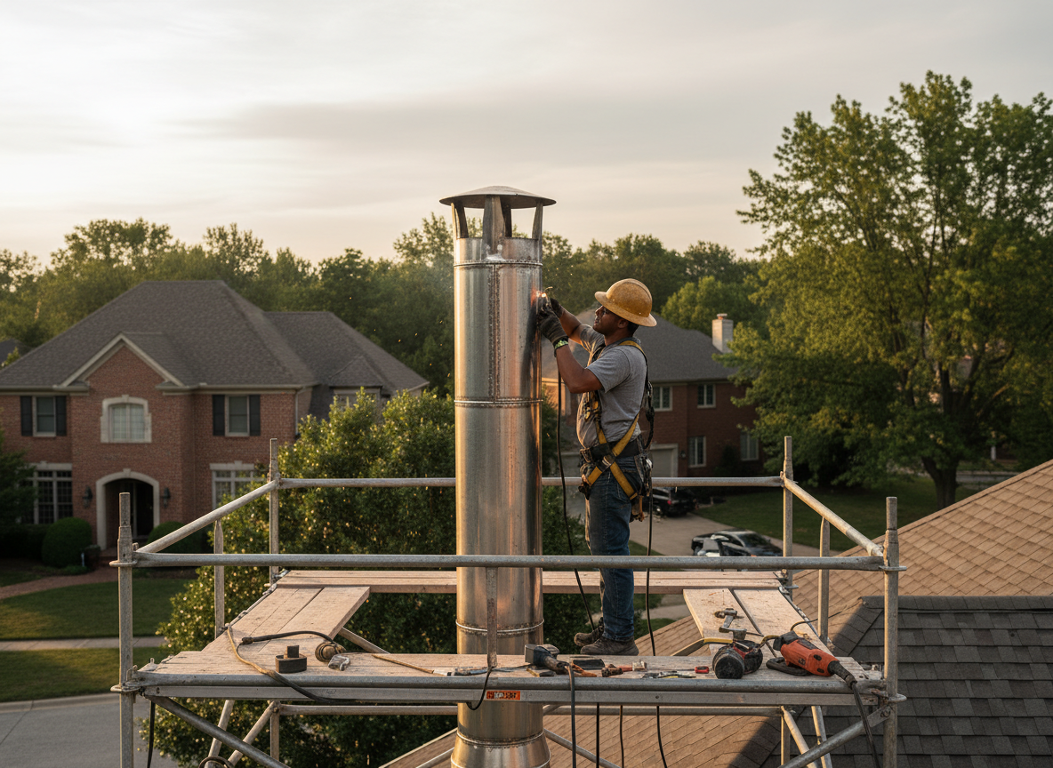 Metal Chimney Repair in Upper Arlington, OH